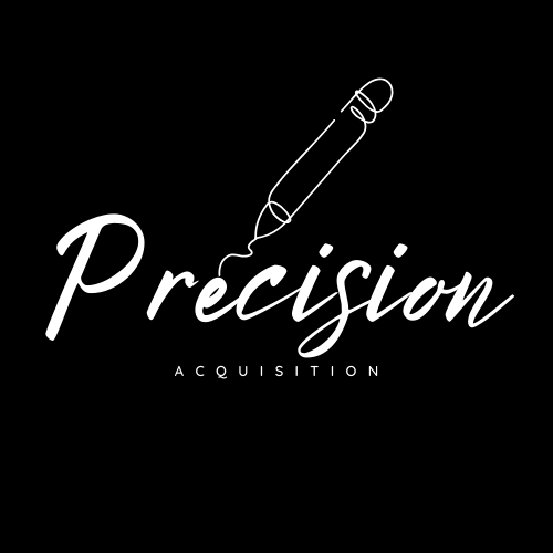 Logo precision acquisition black